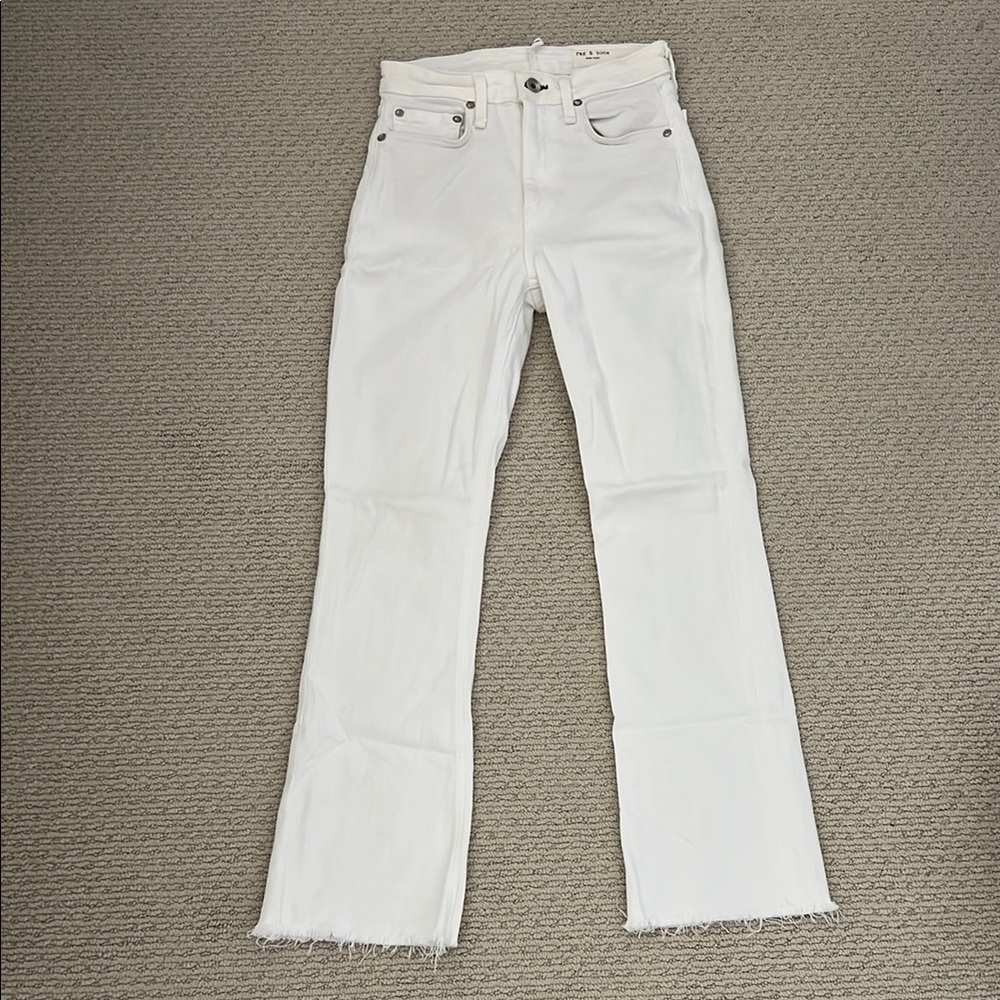 Rag and Bone white denim